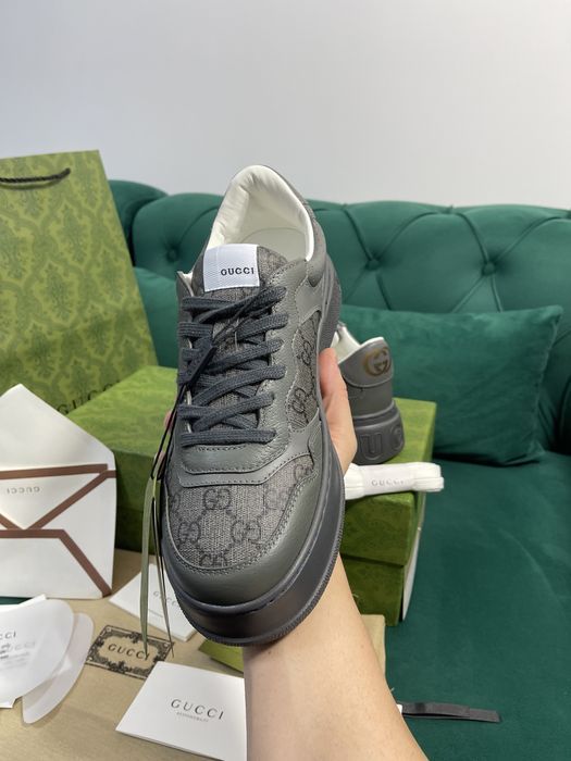 Adidasi Gucci piele naturala Full Box colectie noua