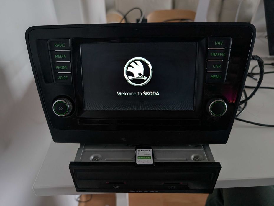 Radio Navigatie Skoda Rapid Bluetooth Mib2 Smartlink Carplay Android A