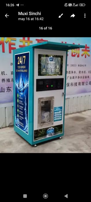 Vending Suv Aparati – 24/7 Avtomatik Toza Ichimlik Suvi Savdosi