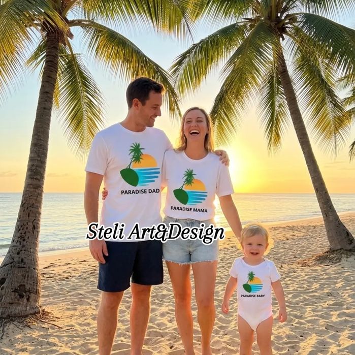 Paradise Family mam, dad,baby