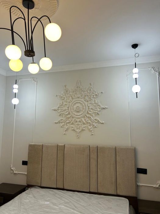 установка бамбуковой панели, гибкий мрамор