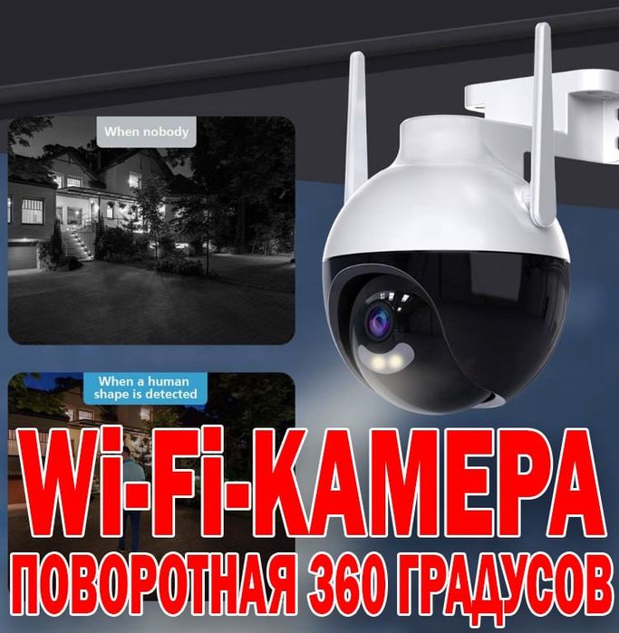 МЕГА СКИДКА! Камера PTZ 360 градусов с микрофоном и динамиком