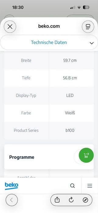 Сушилня Beko DC7130 Беко 7кг А ++