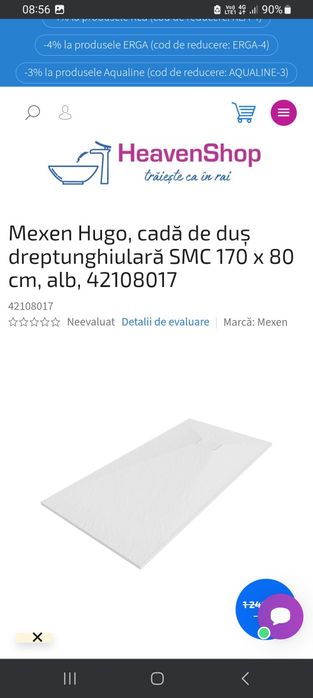 Vind cadita dus Mexen 170×80
