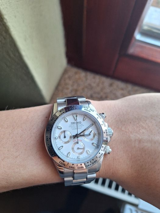 Seiko Daytona All White