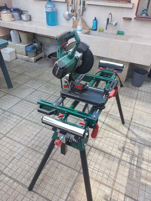 Настолен ъглошлайф Parkside PMTS 180 A1 със стойка