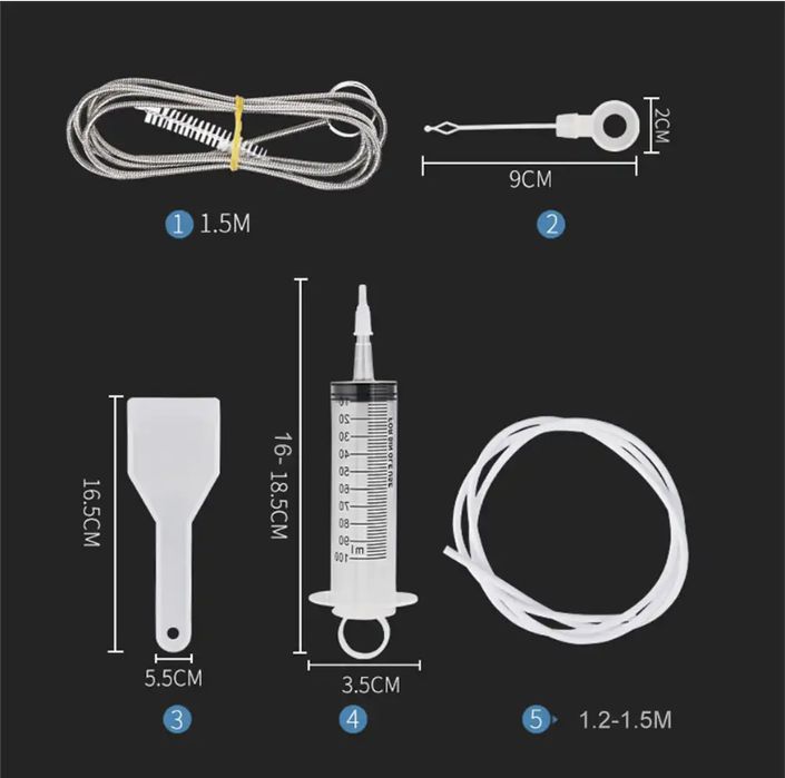 Комплект инструменти за почистване на хладилник