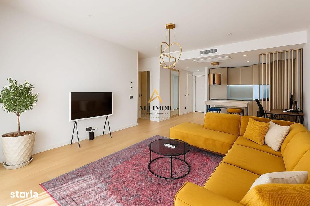 One Herastrau Towers | Apartament premium cu 2 camere, terasa 24 mp |