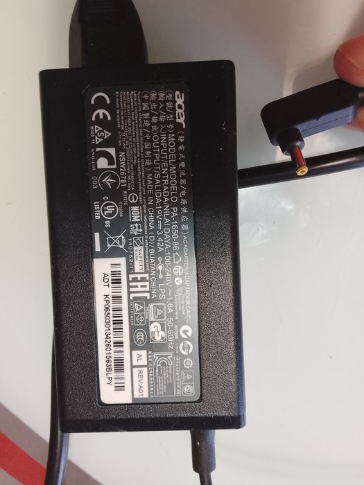 Încărcător nou Acer 19v mufa subțire