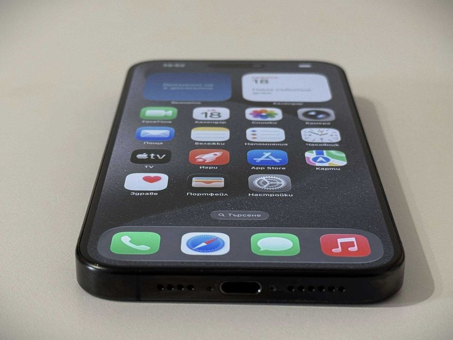 Бартер! Перфектен iPhone 15 Pro Max 512GB Black Titanium (Черен)