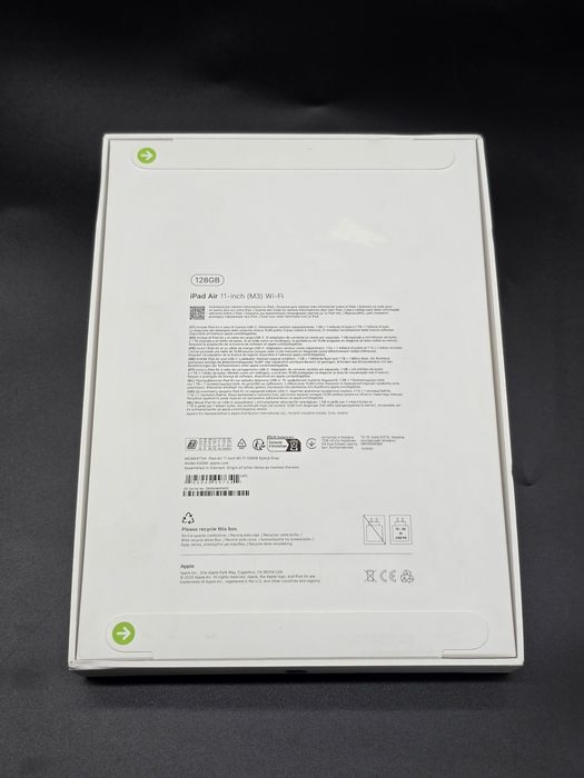 Apple iPad Air 11, M3, 128GB, Wi-Fi, Space Grey, GARANTIE, SIGILATA