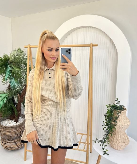 Дамски сет пола и блуза