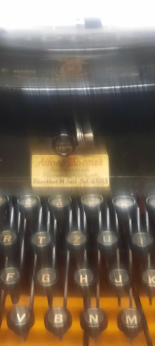 Mașină de scris Adler 15- 1917