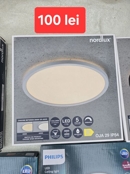 Plafoniera Nordlux și philips ORIGINAL Suedia, sigilate