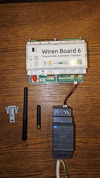 Контроллер WirenBoard 6 в комплекте с модулями