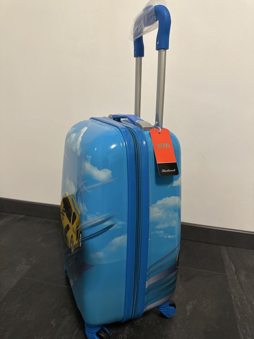 Troler/geamantan de copii pe 4 roți