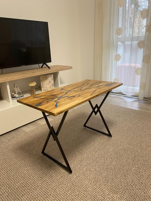 Masuta cafea unicat din stejar