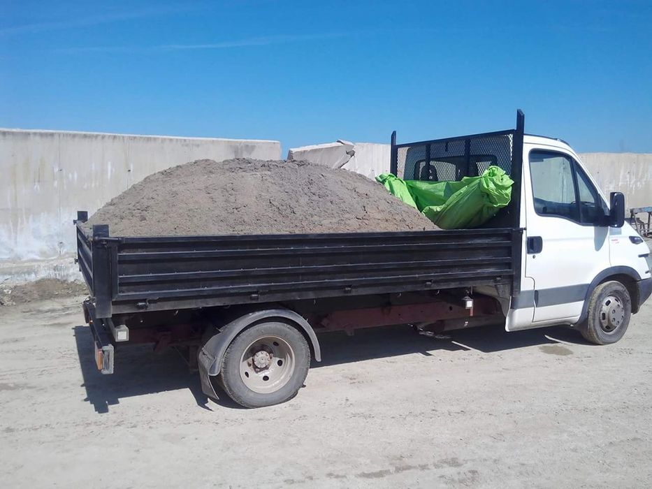 Materiale balastieră Piatra Nisip Pietriș Balastru Pământ Negru Galben