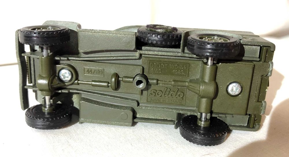 Macheta Solido U.S.Army Dodge WC-54, sc 1 50 din 89 - originala - fran