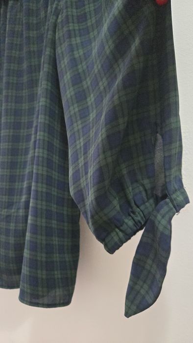 Bluză Talbots, verde cu albastru