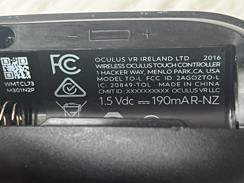 Controllere Oculus Rift