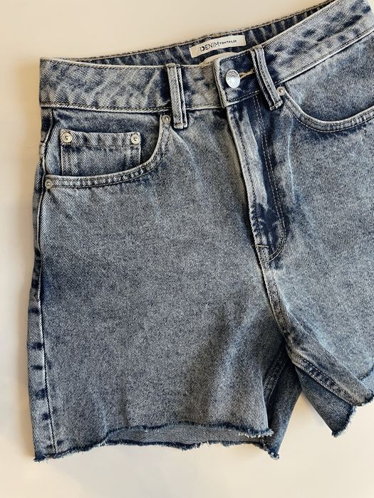 Pantaloni scurti noi Tom Tailor cu talie inalta marime XS