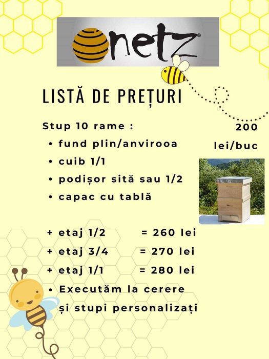 Stupi și subansamble apicole de vânzare