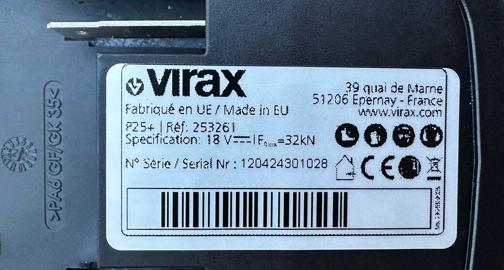 Virax P 25+ - Нова акумулаторна преса за тръби TH26/TH32/TH40  10.2024