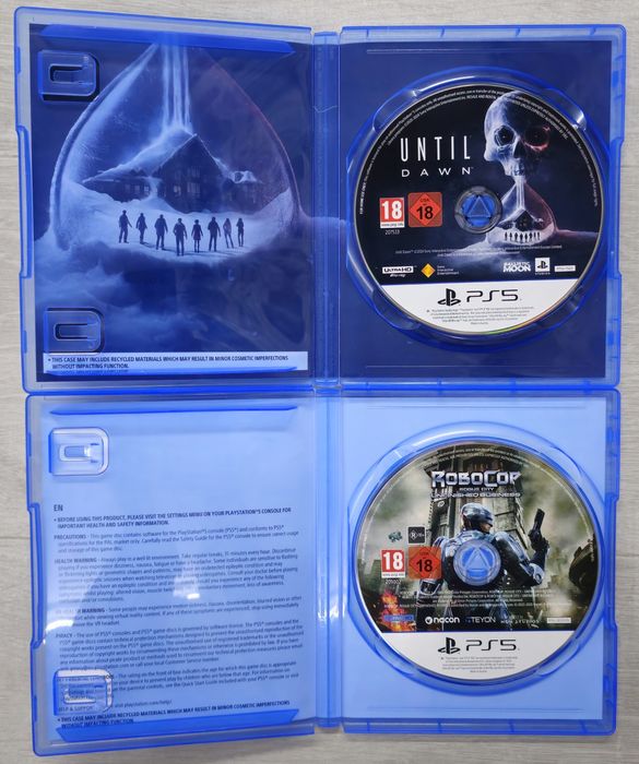 Ocazie! Cel mai ieftin de pe tara!  Prima mana! Impecabile! Until Dawn PS5 + Robocop Unfinished Business PS5