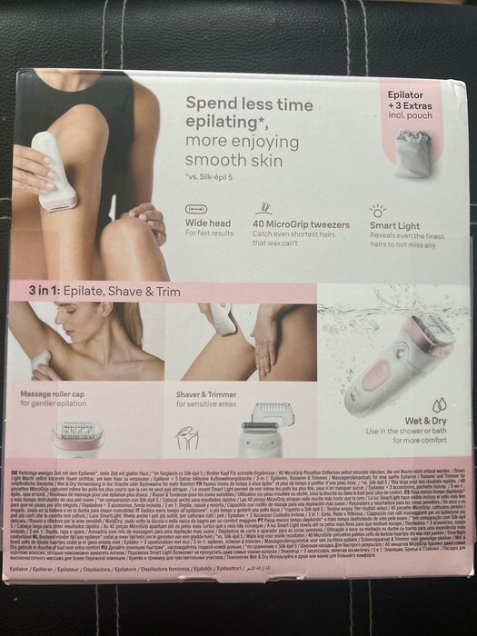 Braun Silk-épil 7 – epilator nou, sigilat, cutie originală