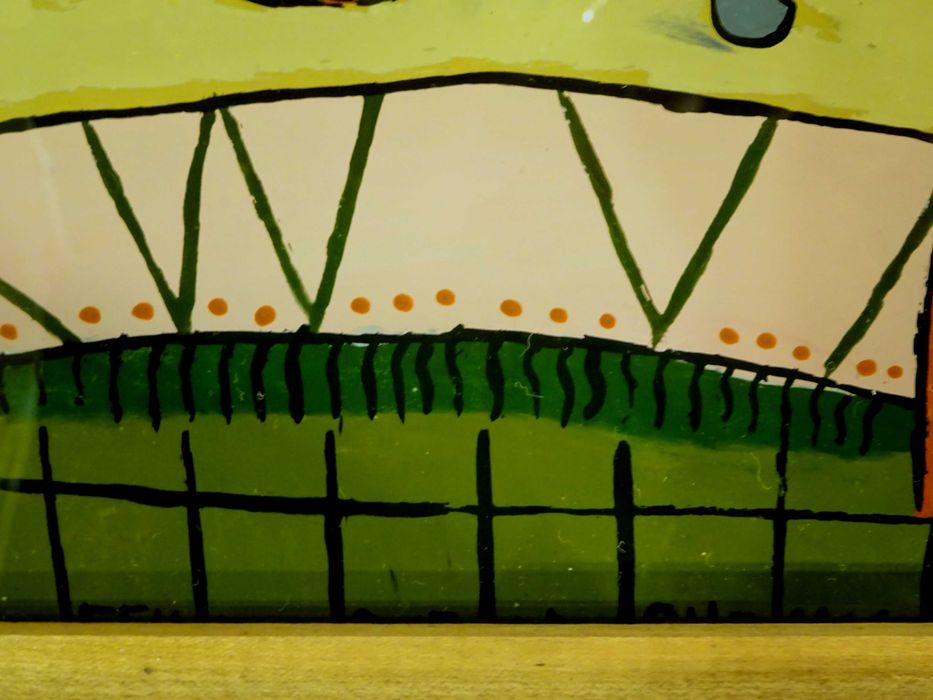 Icoana Cina cea de Taina, pictura rara de Feur Gheorghe, Nicula