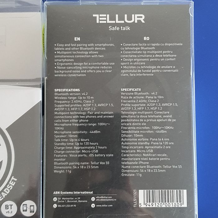 Căști bluetooth set 3 bucăți