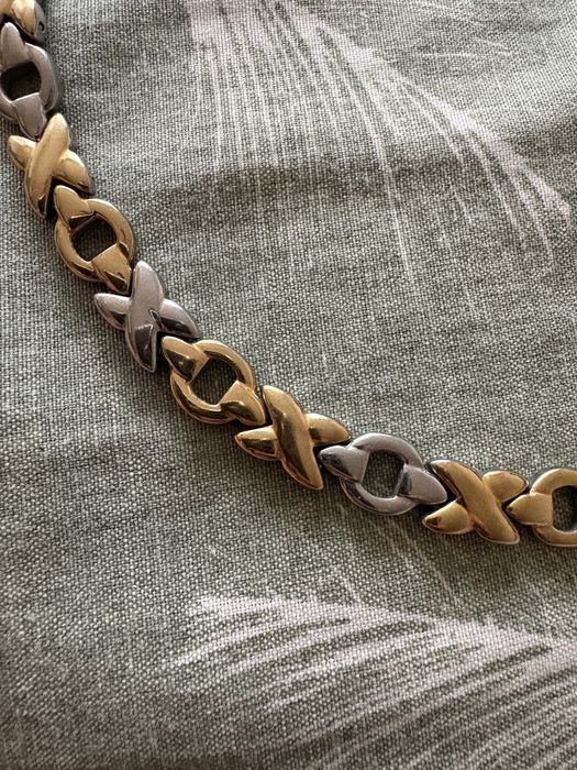 Позлатени ланец и гривна 14к