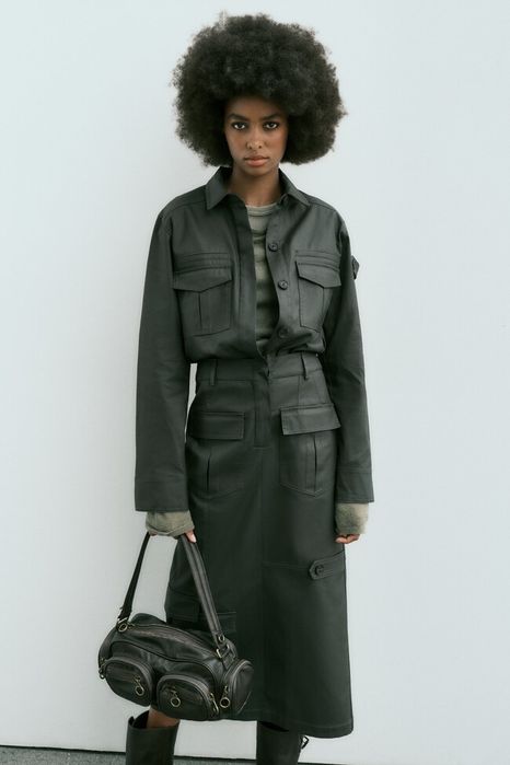 Zara сарафан платье, рубашка платье