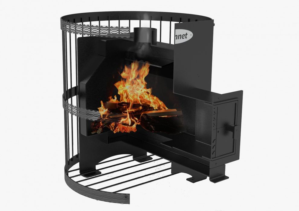 Печь банная Kennet Оптима 14 сетка