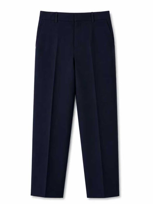Новые женские офисные брюки UNIQLO L раз темно синие Бесплатная Достав