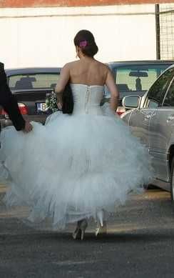 Rochie mireasa lunga / scurta Aura Radu