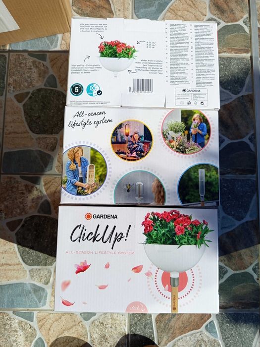 Ghivece flori Gardena click up