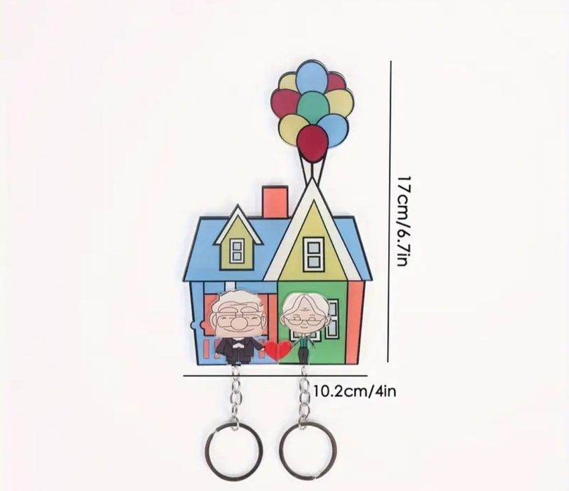Двоен Ключодържател / Ключодържател Карл и Ели