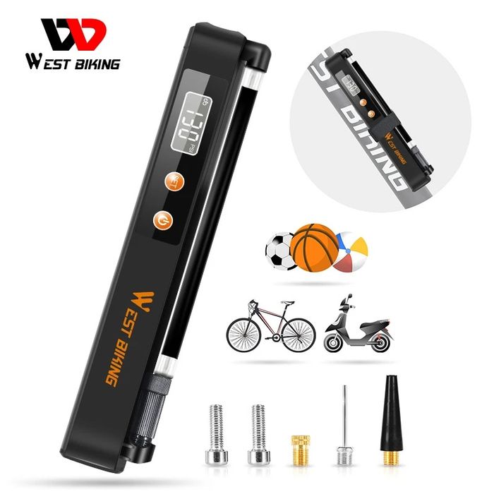 Pompa de aer inteligenta bicicleta-moto