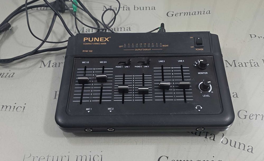 Mixer audio Punex RYM 102 – Compact Stereo Mixer