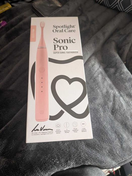 Електрическа четка за зъби Blush Pink Sonic Pro, розова