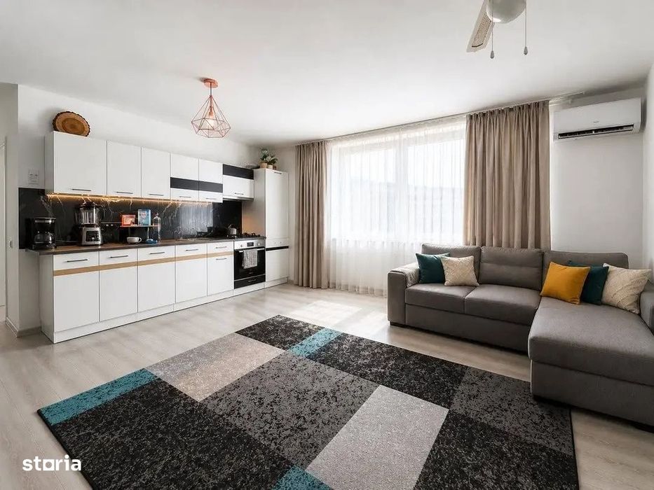 Apartament 2 camere, 46 mp, parter inalt, luminos, dotari de lux — fotografia 1