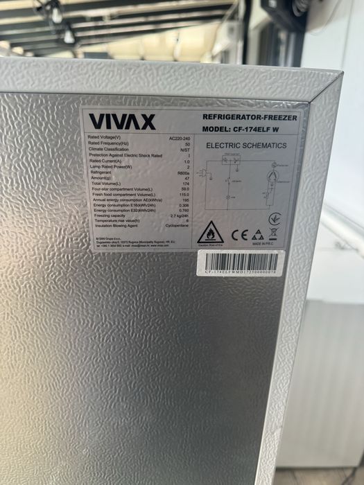 Frigider Vivax cf-174elf w