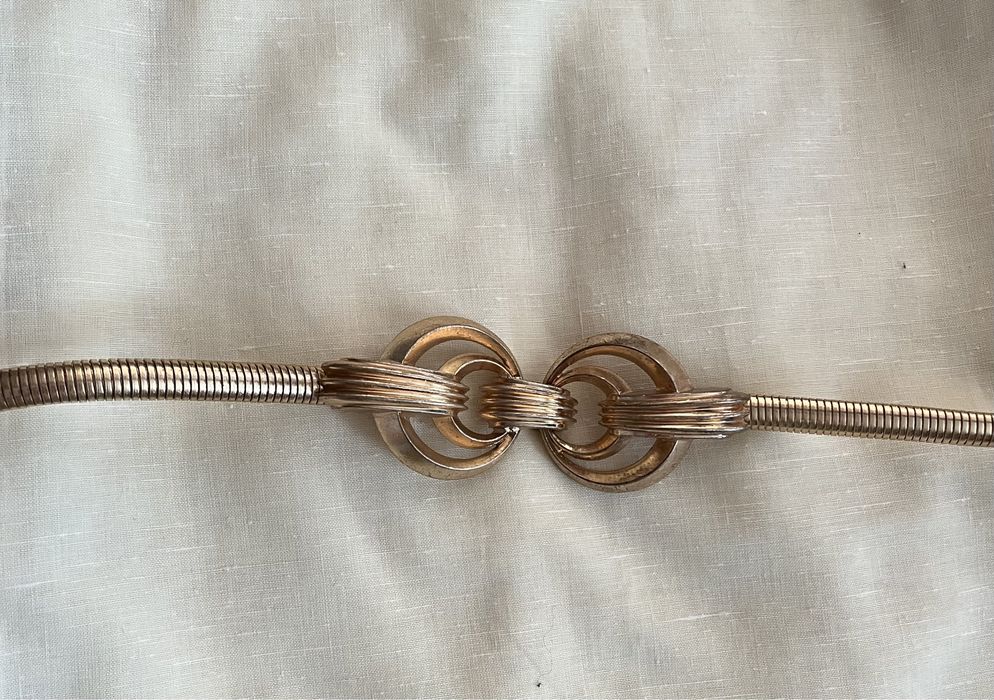 Curea metal aurie elegantă Zara noua