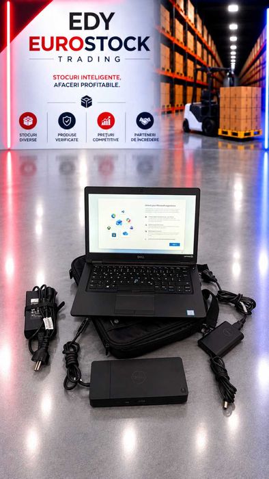 Laptop Dell Latitude 5490, Ecran de 14", Intel(R) Core i5-8350U, 16GB DDR4, SSD 256 GB+ 4G LTE SIM