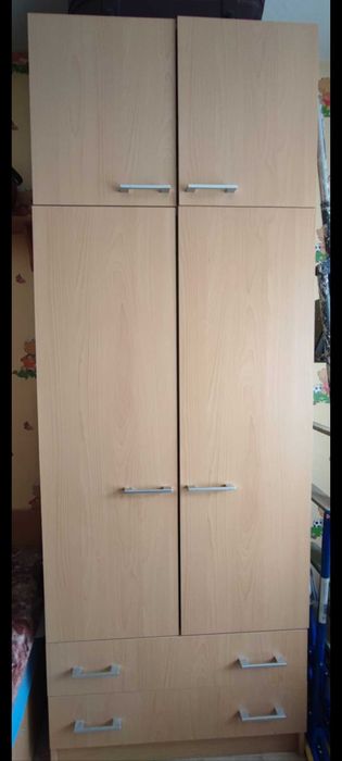 2 ъглови легла + 2 гардероба