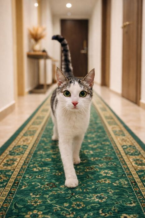 Котенок  ищет семью. 6 месяцев.