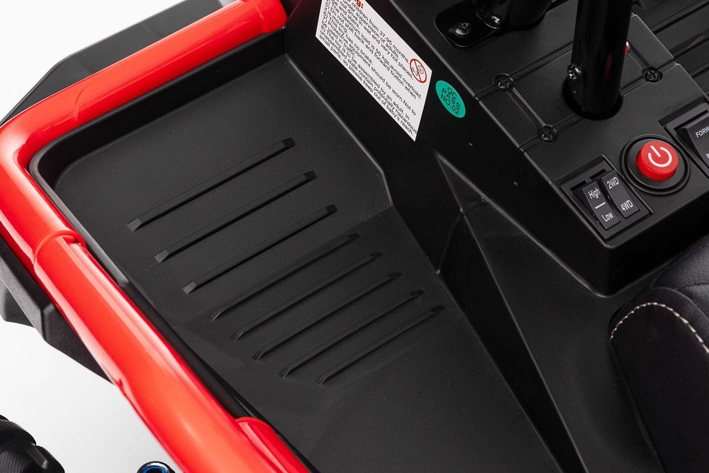 UTV electric pentru 2 copii Kinderauto BJSX2319 4X 45W 24V #RED