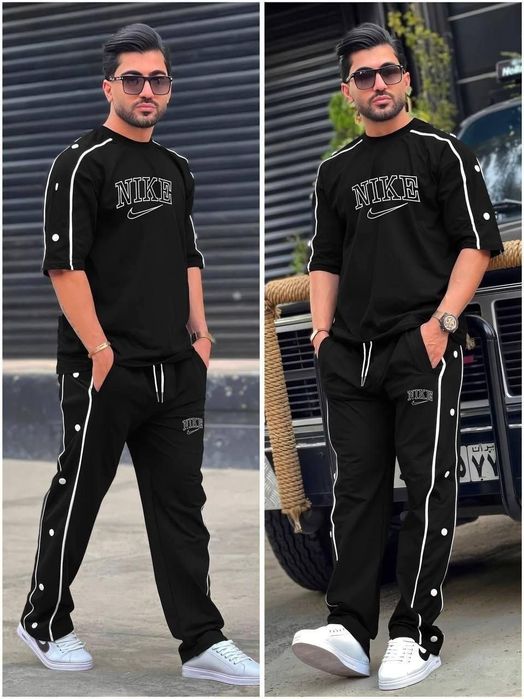 Trening 2 piese barbati tricou si pantaloni lungi